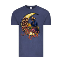 Vintage Denim stay wild moon cowgirl Vintage Tee - RacoonDesign
