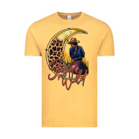 Vintage Mustard stay wild moon cowgirl Vintage Tee - RacoonDesign