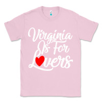 Bubblegum Pink virginia is for lovers Classic Tee - linhVisuals