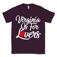 Plum virginia is for lovers Classic Tee - linhVisuals