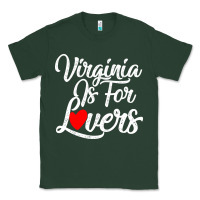 Sports Green virginia is for lovers Classic Tee - linhVisuals