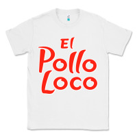 White El Pollo Loco Classic Tee - linhVisuals