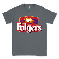 Charcoal Heather Folgers Classic Tee - linhVisuals