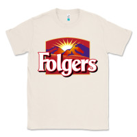Natural Folgers Classic Tee - linhVisuals