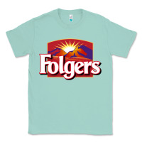 Seafoam Folgers Classic Tee - linhVisuals