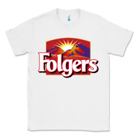 White Folgers Classic Tee - linhVisuals