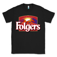 Black Folgers Classic Tee - linhVisuals