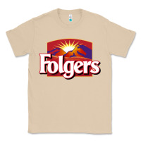 Mushroom Folgers Classic Tee - linhVisuals
