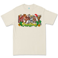 Bone Merry Christmas Premium Tee - CowhideDigitalArt