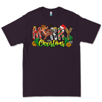 Plum Merry Christmas Premium Tee - CowhideDigitalArt