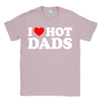 Lilac i love hot dads shirt i heart Classic Tee - linhVisuals