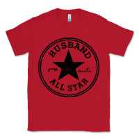 Red all star husband Classic Tee - linhVisuals