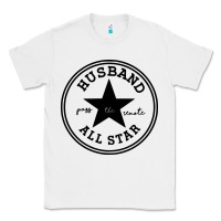 White all star husband Classic Tee - linhVisuals