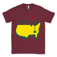Burgundy MASTER GOLF TOURNAMENT Classic Tee - linhVisuals