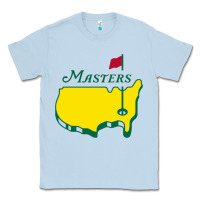 Dusty Blue MASTER GOLF TOURNAMENT Classic Tee - linhVisuals