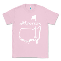 Bubblegum Pink MASTER GOLF TOURNAMENT Classic Tee - linhVisuals