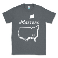 Charcoal Heather MASTER GOLF TOURNAMENT Classic Tee - linhVisuals