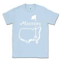 Dusty Blue MASTER GOLF TOURNAMENT Classic Tee - linhVisuals
