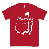 Red MASTER GOLF TOURNAMENT Classic Tee - linhVisuals