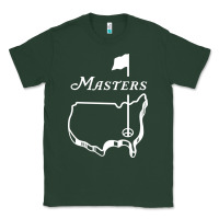 Sports Green MASTER GOLF TOURNAMENT Classic Tee - linhVisuals