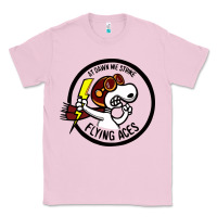 Bubblegum Pink flying aces Classic Tee - linhVisuals