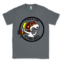 Charcoal Heather flying aces Classic Tee - linhVisuals