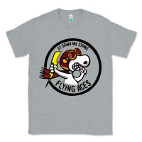Heather Grey flying aces Classic Tee - linhVisuals