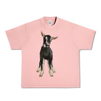 Salmon Hand Drawn Baby Alpine Goat Urban Heavy Tee - LillyAllenDesigns