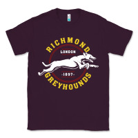 Plum Richmond Greyhounds Lon Don 1897 Classic Tee - linhVisuals