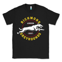Black Richmond Greyhounds Lon Don 1897 Classic Tee - linhVisuals
