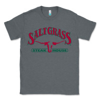 Charcoal Heather saltgrass steakhouse Classic Tee - linhVisuals