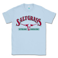 Dusty Blue saltgrass steakhouse Classic Tee - linhVisuals
