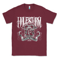 Burgundy halestorm Classic Tee - linhVisuals