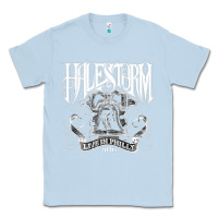 Dusty Blue halestorm Classic Tee - linhVisuals