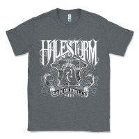 Charcoal Heather halestorm Classic Tee - linhVisuals