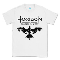 White HORIZON FORBIDDEN WEST Classic Tee - linhVisuals