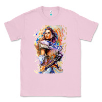 Bubblegum Pink ALOY - HORIZON FORBIDDEN WEST Classic Tee - linhVisuals