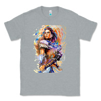 Heather Grey ALOY - HORIZON FORBIDDEN WEST Classic Tee - linhVisuals