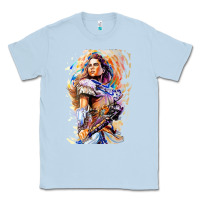 Dusty Blue ALOY - HORIZON FORBIDDEN WEST Classic Tee - linhVisuals