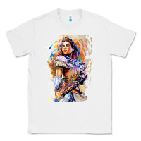 White ALOY - HORIZON FORBIDDEN WEST Classic Tee - linhVisuals
