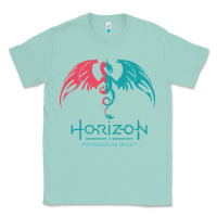 Seafoam HORIZON FORBIDDEN WEST Classic Tee - linhVisuals