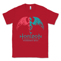 Red HORIZON FORBIDDEN WEST Classic Tee - linhVisuals