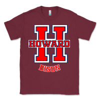 Burgundy howard 1867 university Classic Tee - linhVisuals
