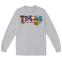 Moon Dust texas with arrow and sunflowers Long Sleeve Tee - Artiststas