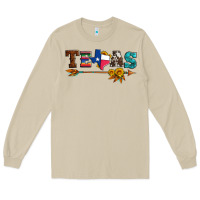 Mushroom texas with arrow and sunflowers Long Sleeve Tee - Artiststas