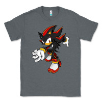 Charcoal Heather Shadow The Hedgehog Classic Tee - linhVisuals