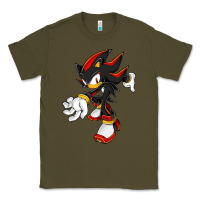 Army Green Shadow The Hedgehog Classic Tee - linhVisuals