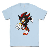 Dusty Blue Shadow The Hedgehog Classic Tee - linhVisuals