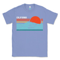 Colony Blue vintage california wave surf retro 80s california beach surfing Classic Tee - linhVisuals