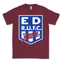 Burgundy eastwood rugby Classic Tee - linhVisuals